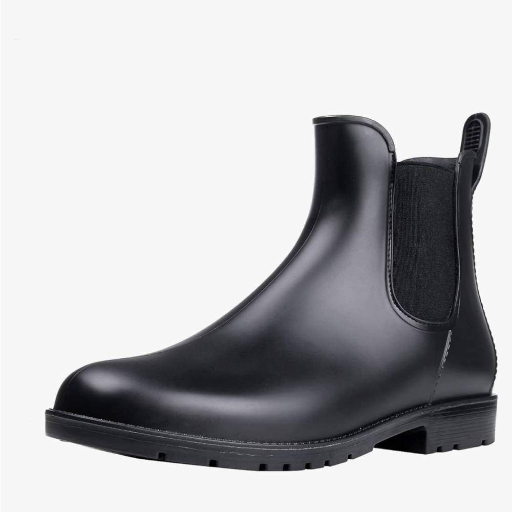 Black Rain Boots
